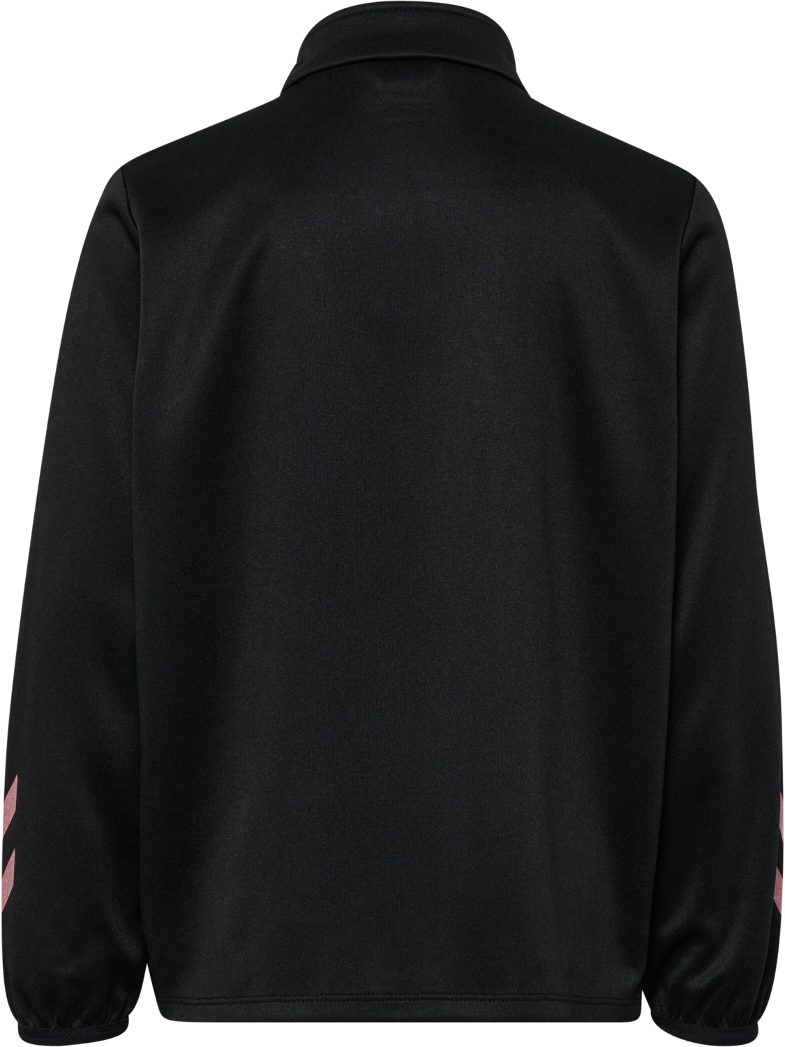 hmlSHIMMER HALF ZIP KIDS, BLACK/BRIDAL ROSE, packshot