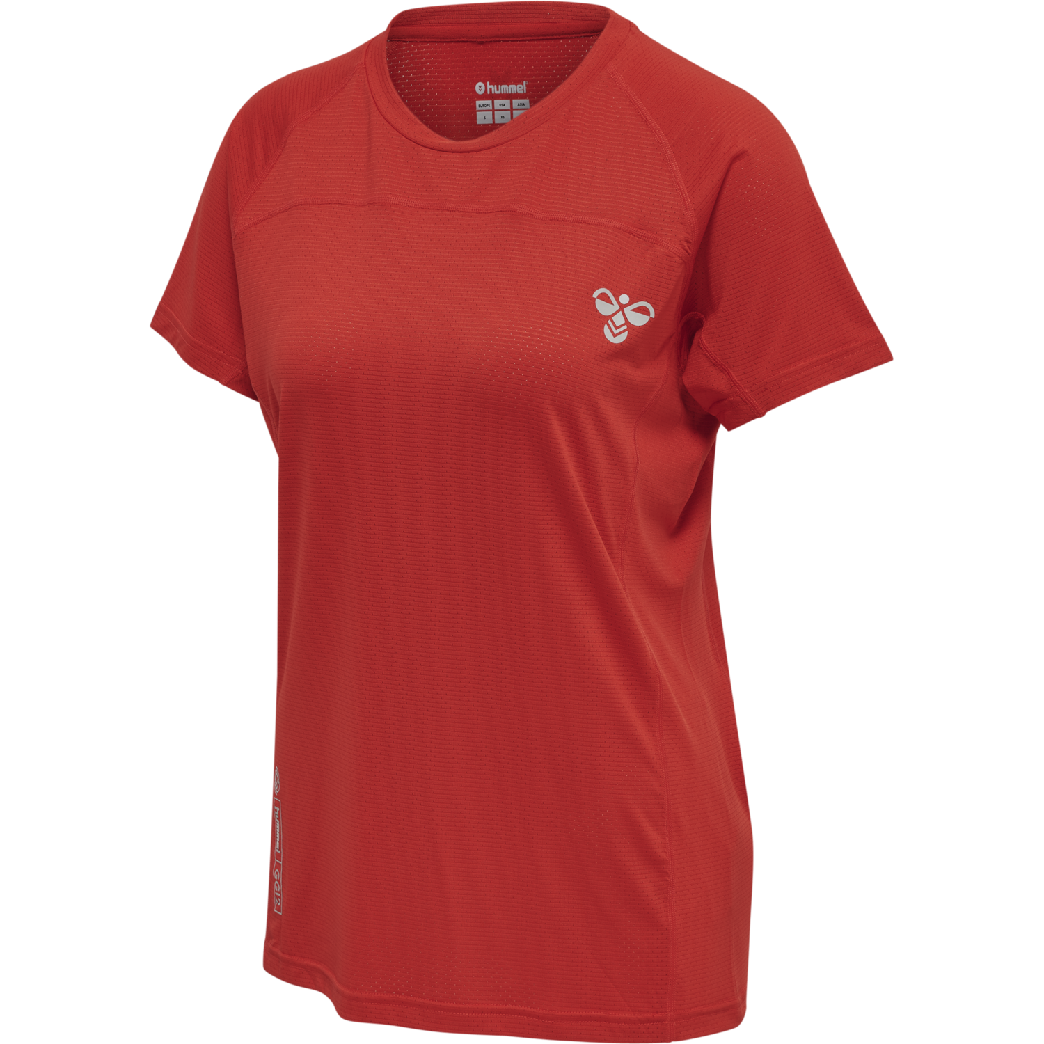 hmlGG12 TRAINING TEE WOMAN, AURA ORANGE, packshot