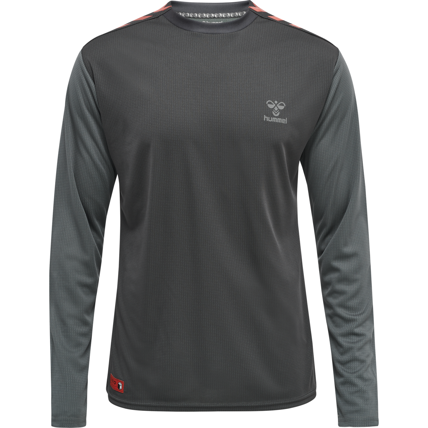 hmlPRO GRID GAME JERSEY L/S, FORGED IRON/QUIET SHADE, packshot