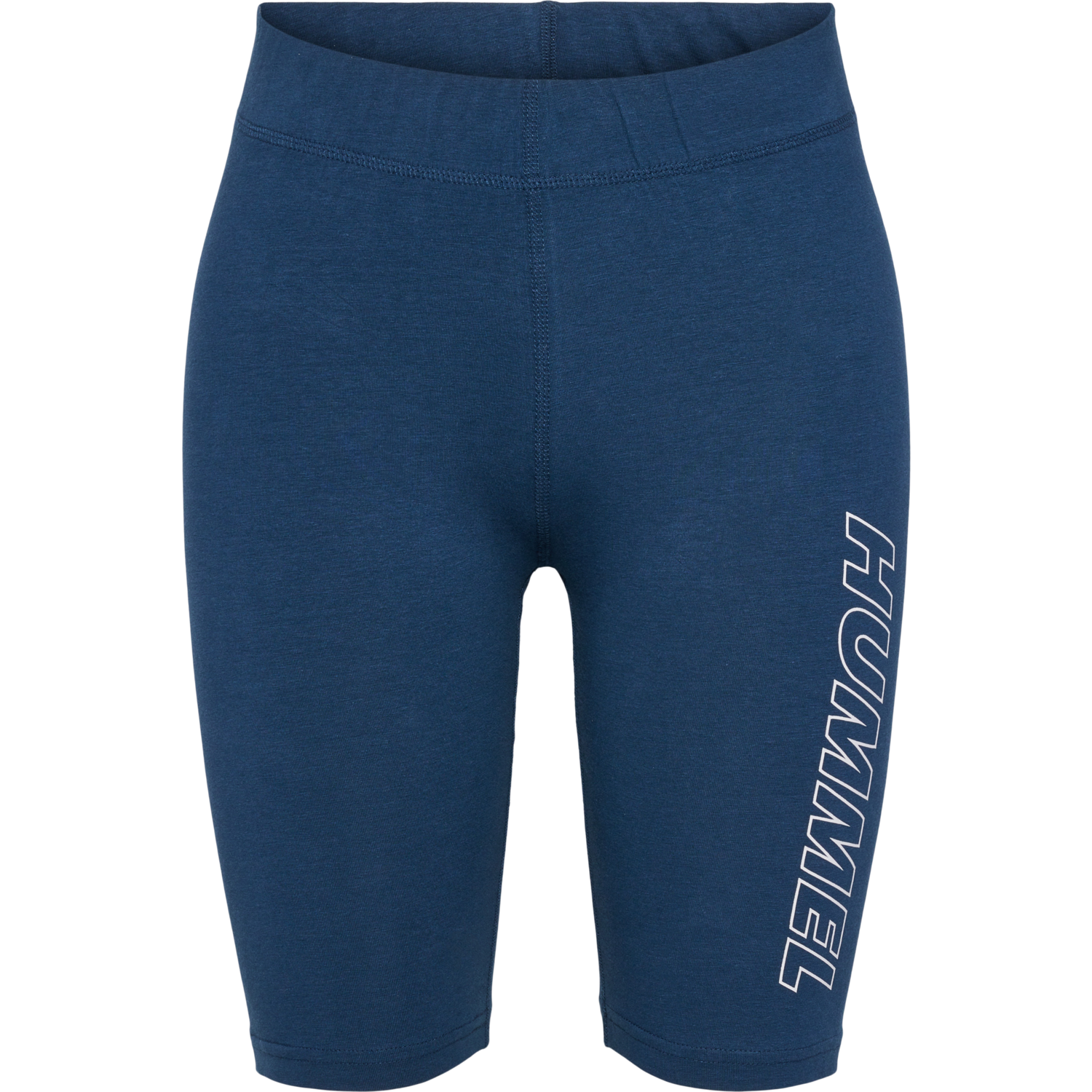 hmlTE MAJA 2-PACK MW C TIGHT SHORTS, BLACK/INSIGINA BLUE, packshot