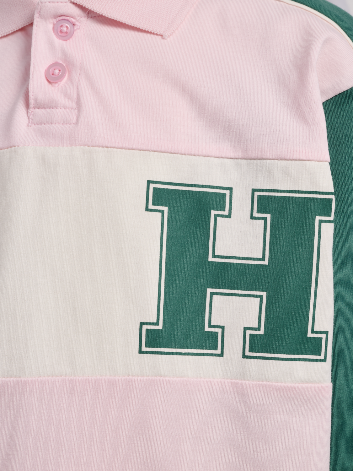 hmlROBIN JERSEY POLO L/S, BALLERINA, packshot