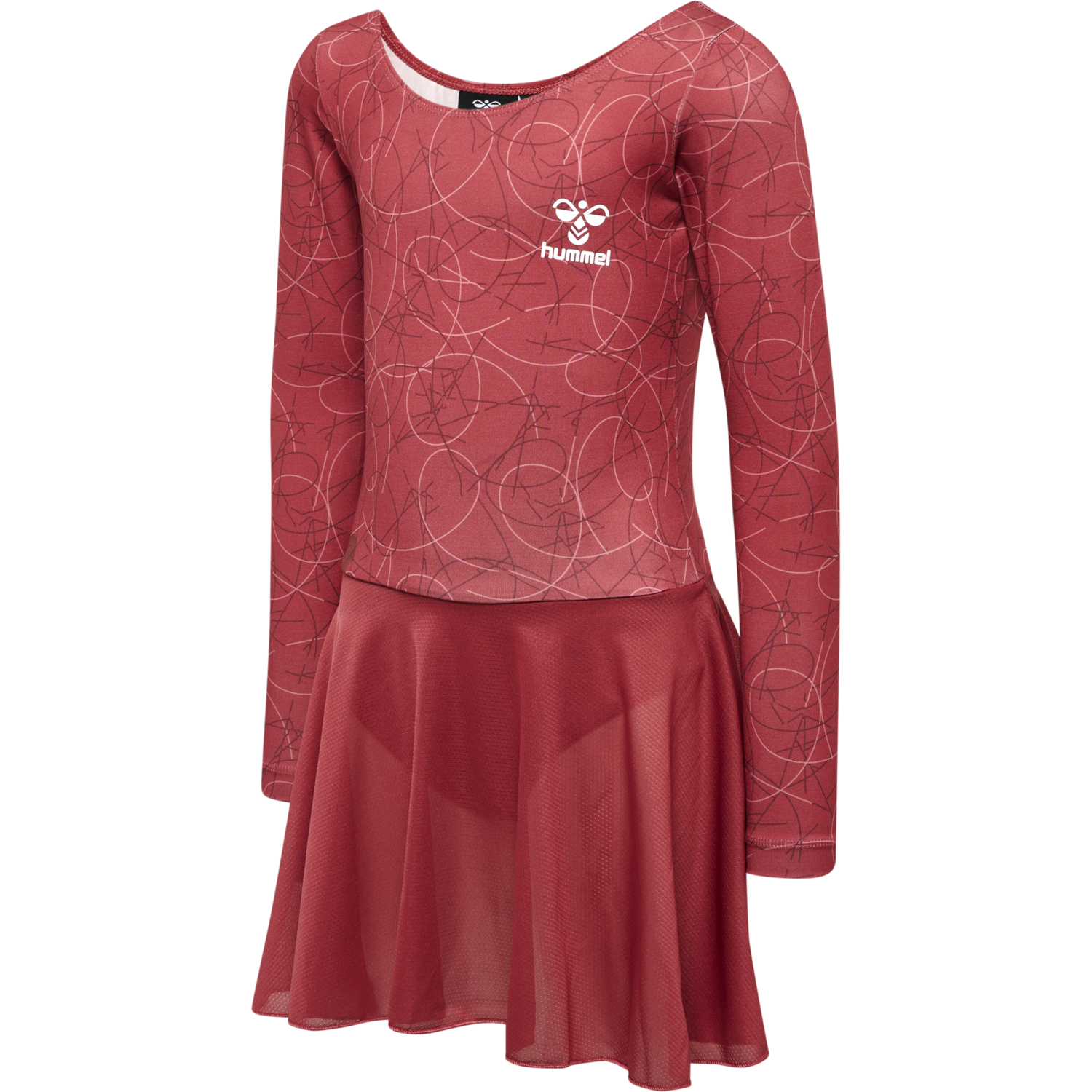 hmlFREJA GYMSUIT, EARTH RED, packshot