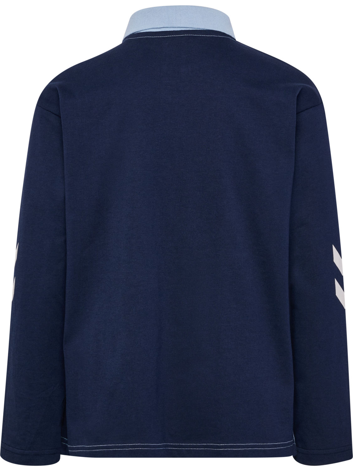 hmlROBIN JERSEY POLO L/S, CASHMERE BLUE, packshot