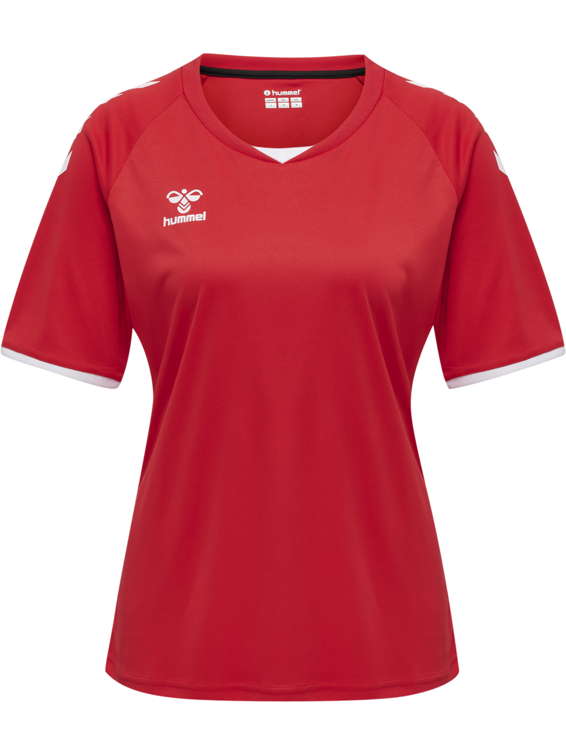 hmlCORE VOLLEY TEE WO, TRUE RED, packshot