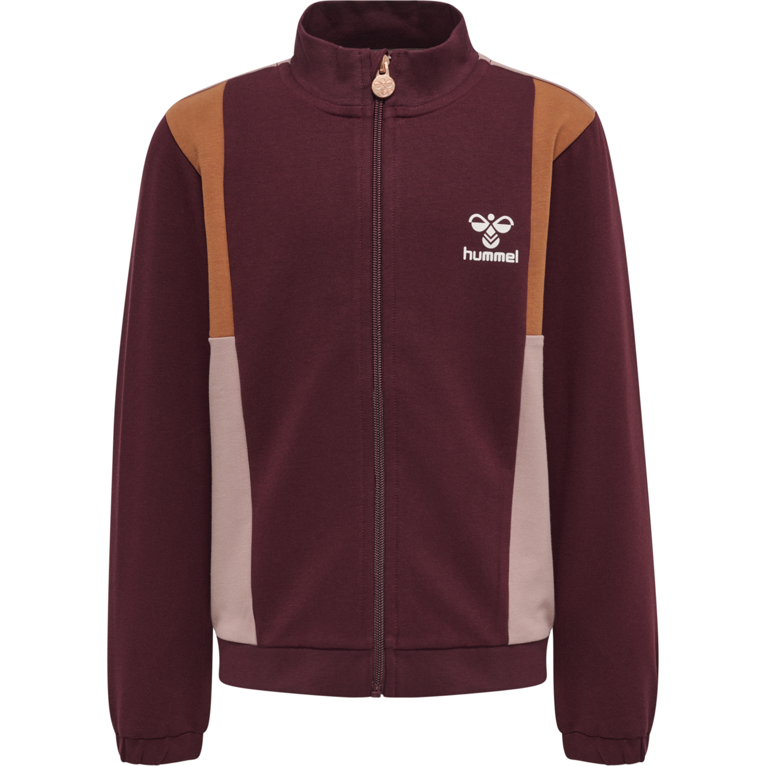 hmlBAGGA ZIP JACKET, WINDSOR WINE, packshot