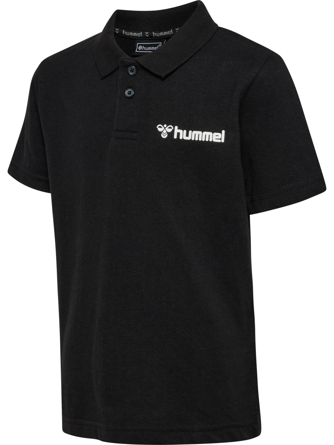 hmlMOVER COTTON POLO KIDS, BLACK, packshot