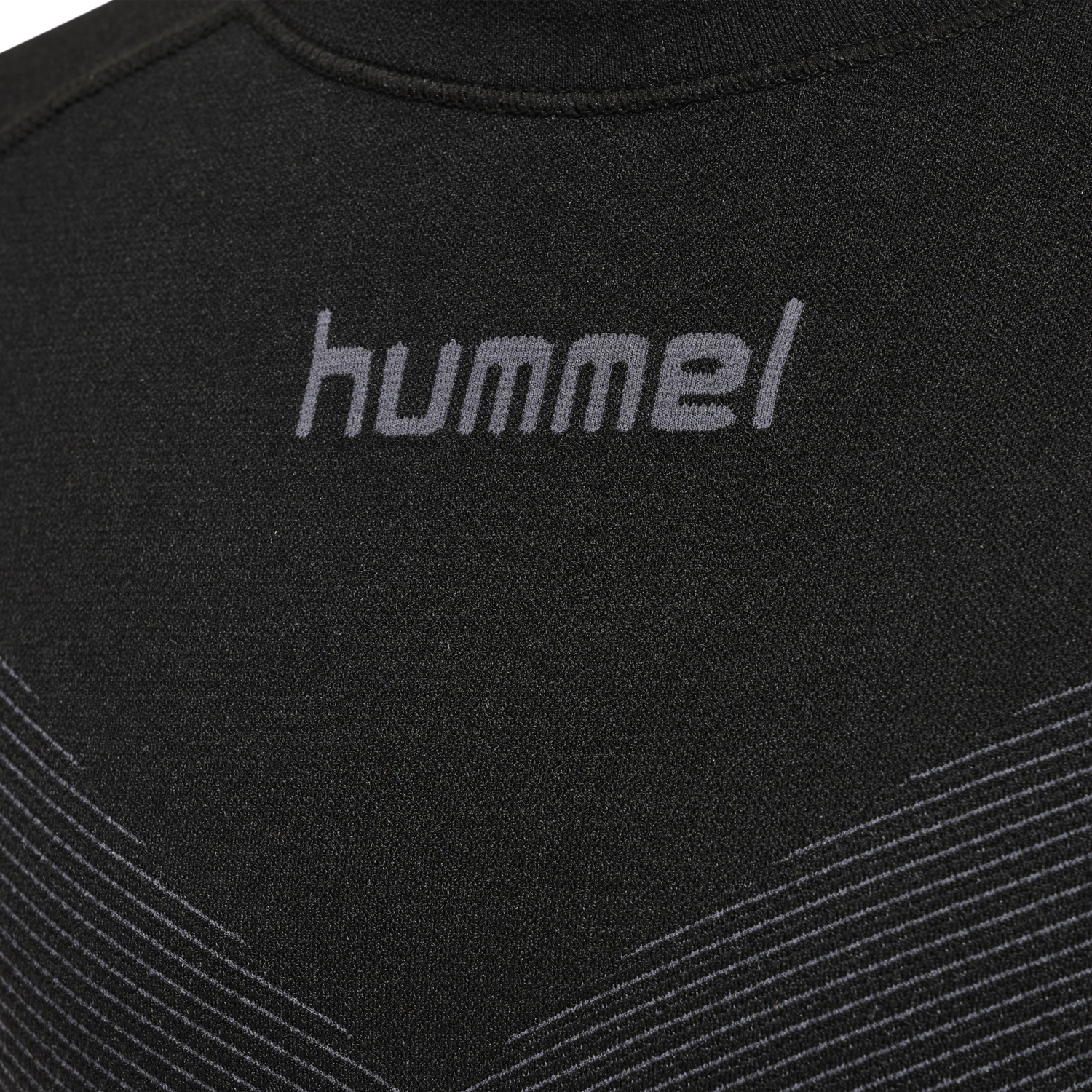 HUMMEL FIRST SEAMLESS JERSEY L/S K, BLACK, packshot