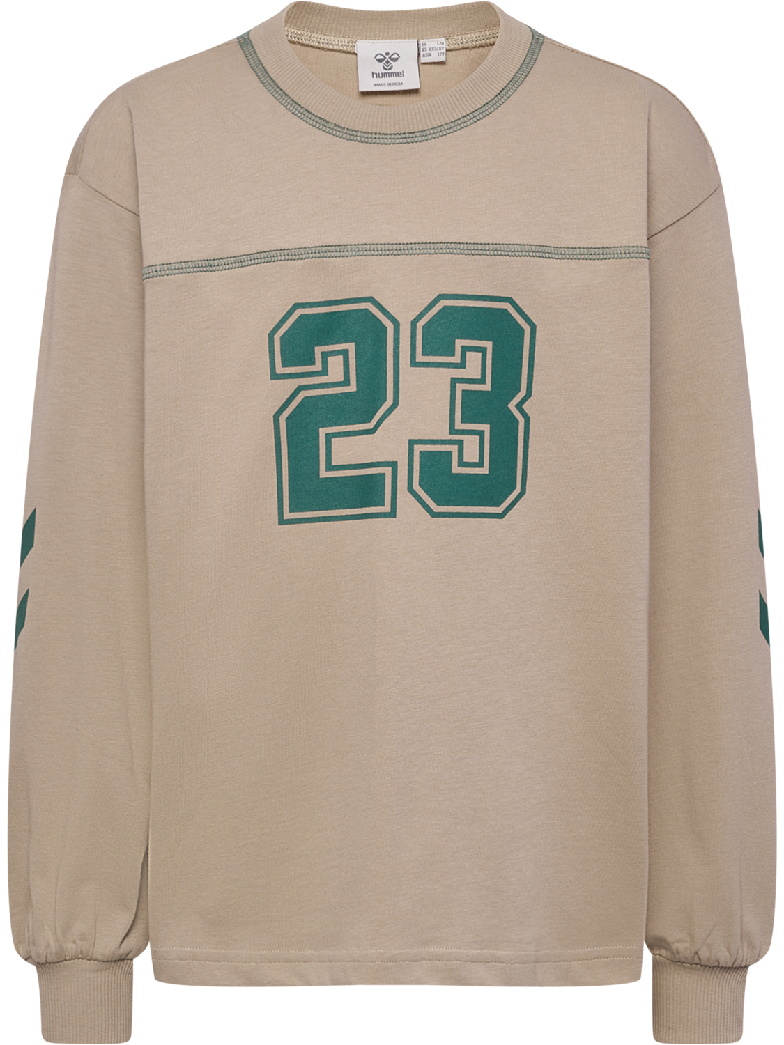 hmlTIMMI BOXY T-SHIRT L/S, COBBLESTONE, packshot