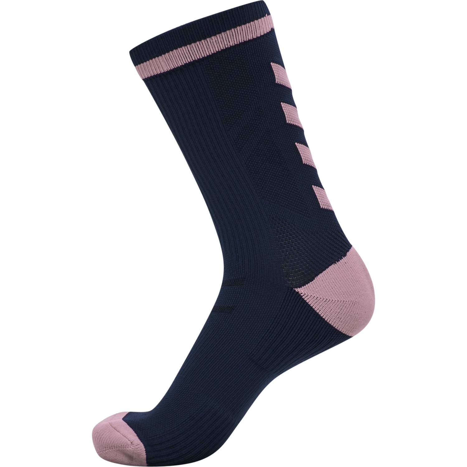 ELITE INDOOR SOCK LOW PA, BLACK IRIS/ORCHID, packshot