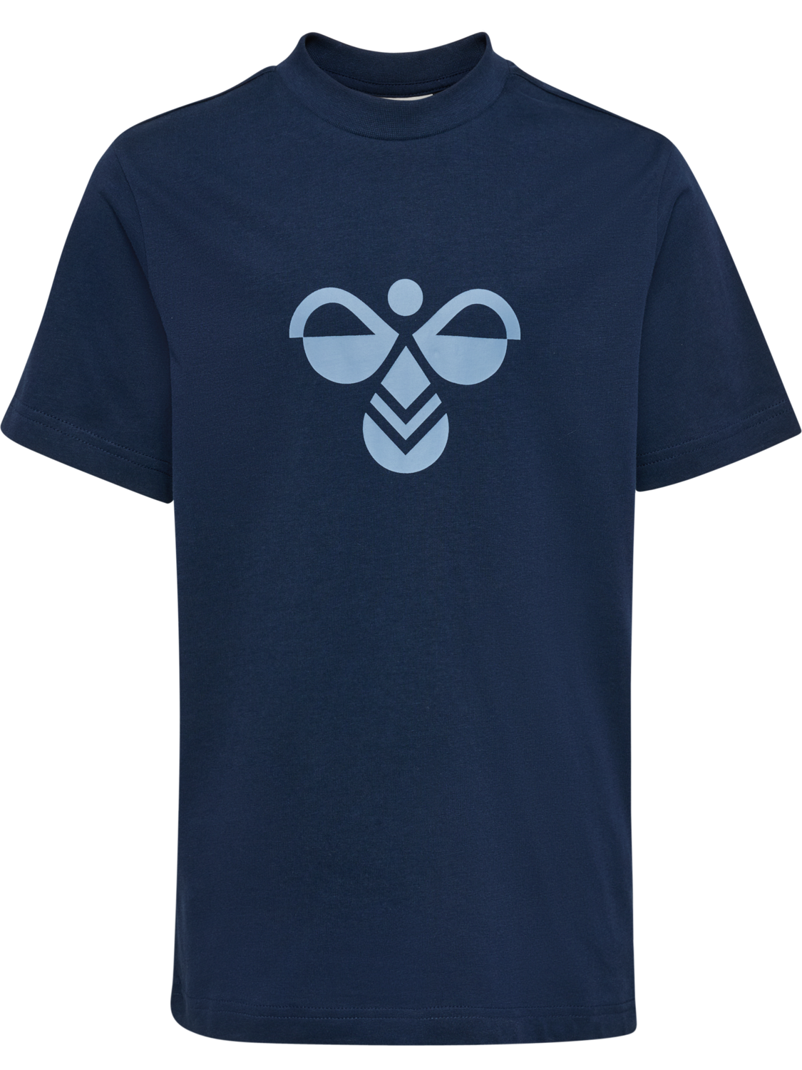 hmlJR REG TUKAS T-SHIRT S/S, DRESS BLUES/FLINT STONE, packshot