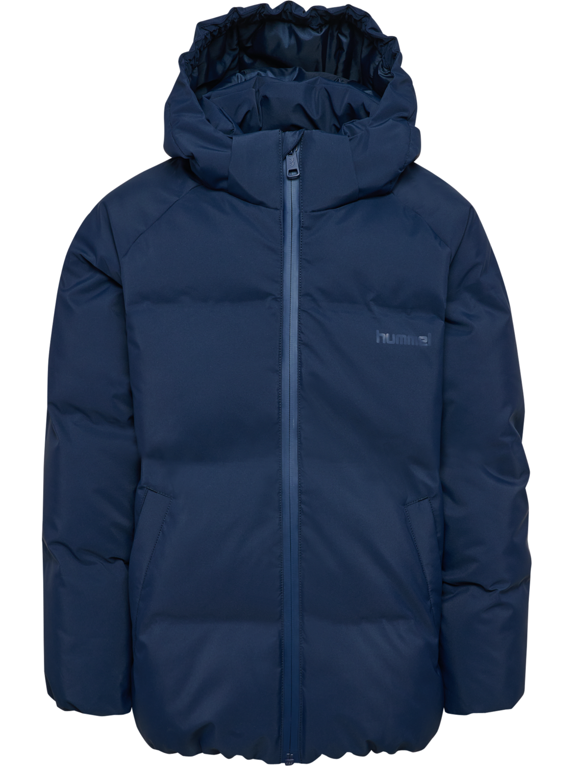 hmlJR ALL WEATHER PUFFER JACKET WR, DRESS BLUES, packshot