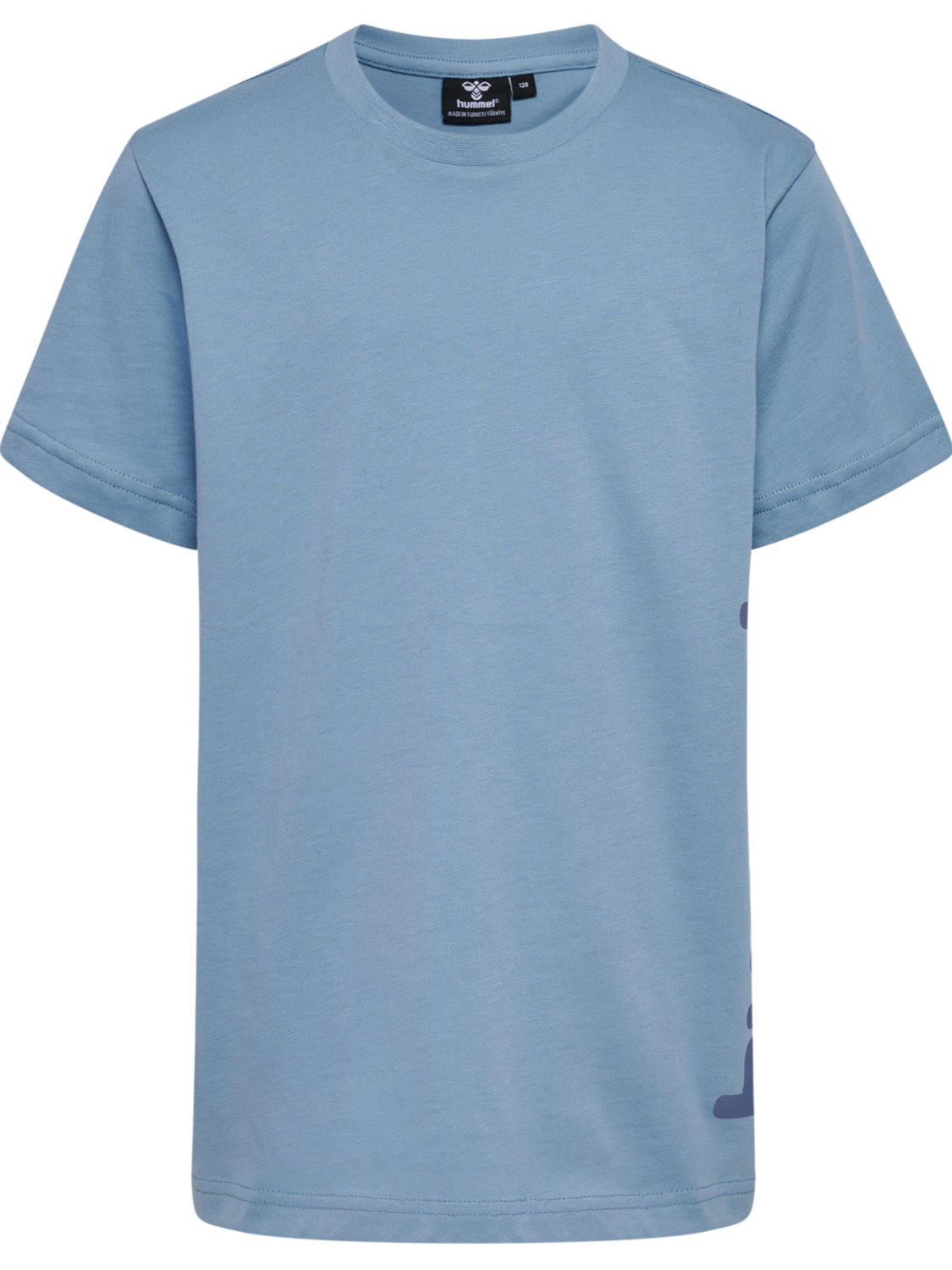 hmlPRINT T-SHIRT S/S, FADED DENIM, packshot