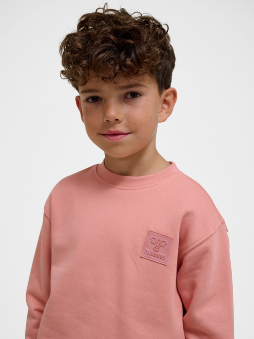 hmlCLEAN SWEATSHIRT, ROSE DAWN, model