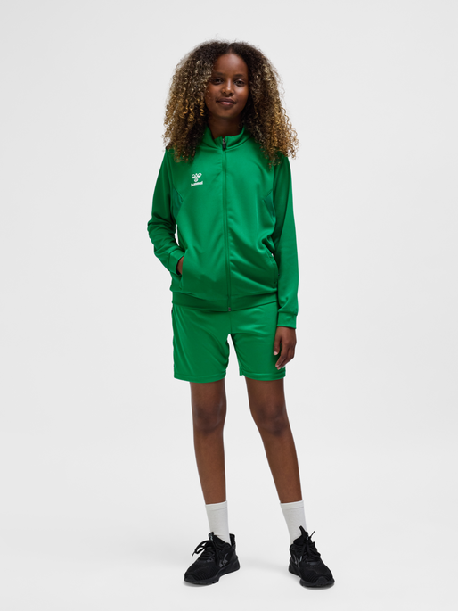 hmlAUTHENTIC PL ZIP JACKET KIDS, JELLY BEAN, model
