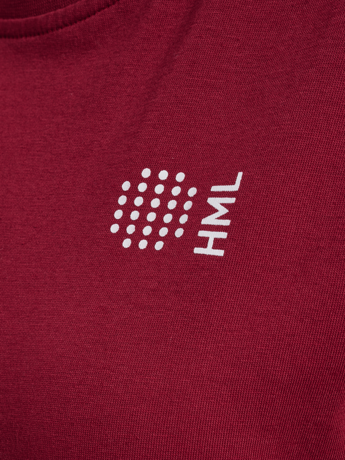 hmlCOURT COTTON T-SHIRT S/S WOMAN, RHUBARB, packshot