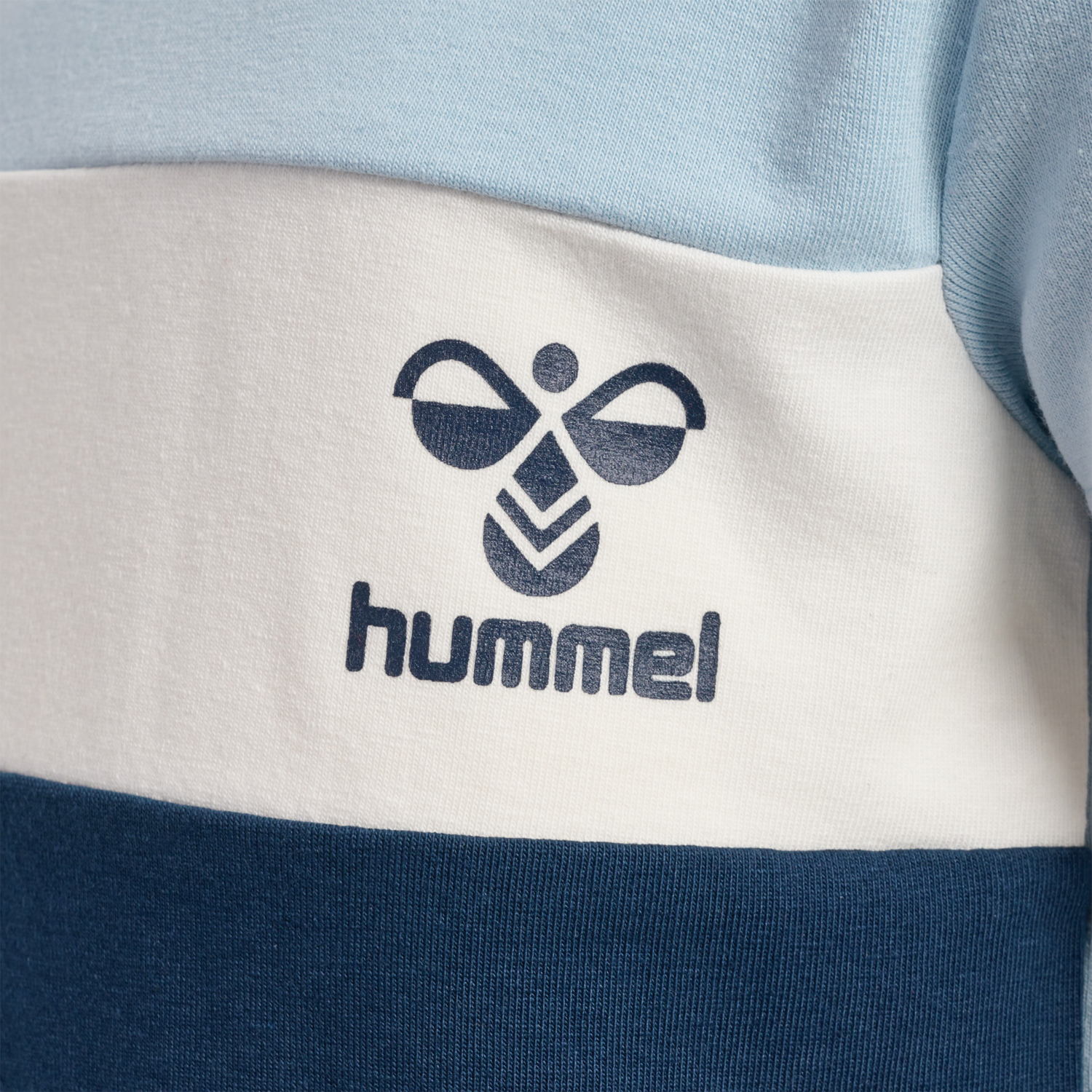 hmlAZUR BLOCK T-SHIRT S/S, CELESTIAL BLUE, packshot
