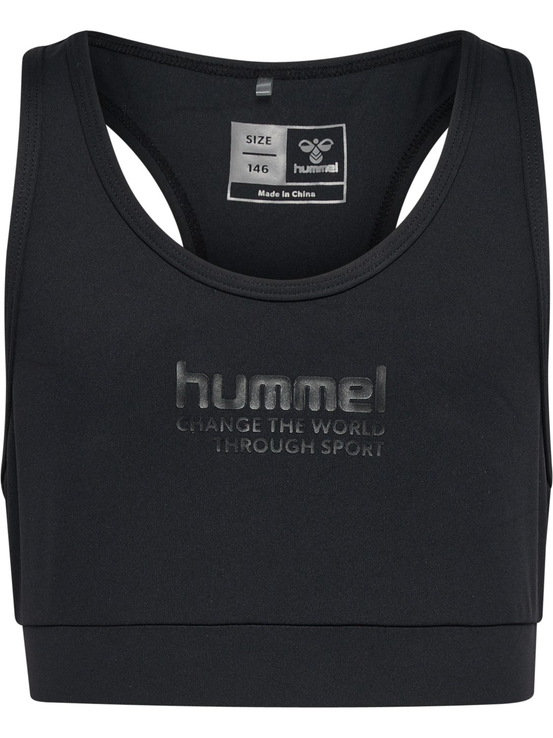 hmlPURE SPORTS TOP, BLACK, packshot