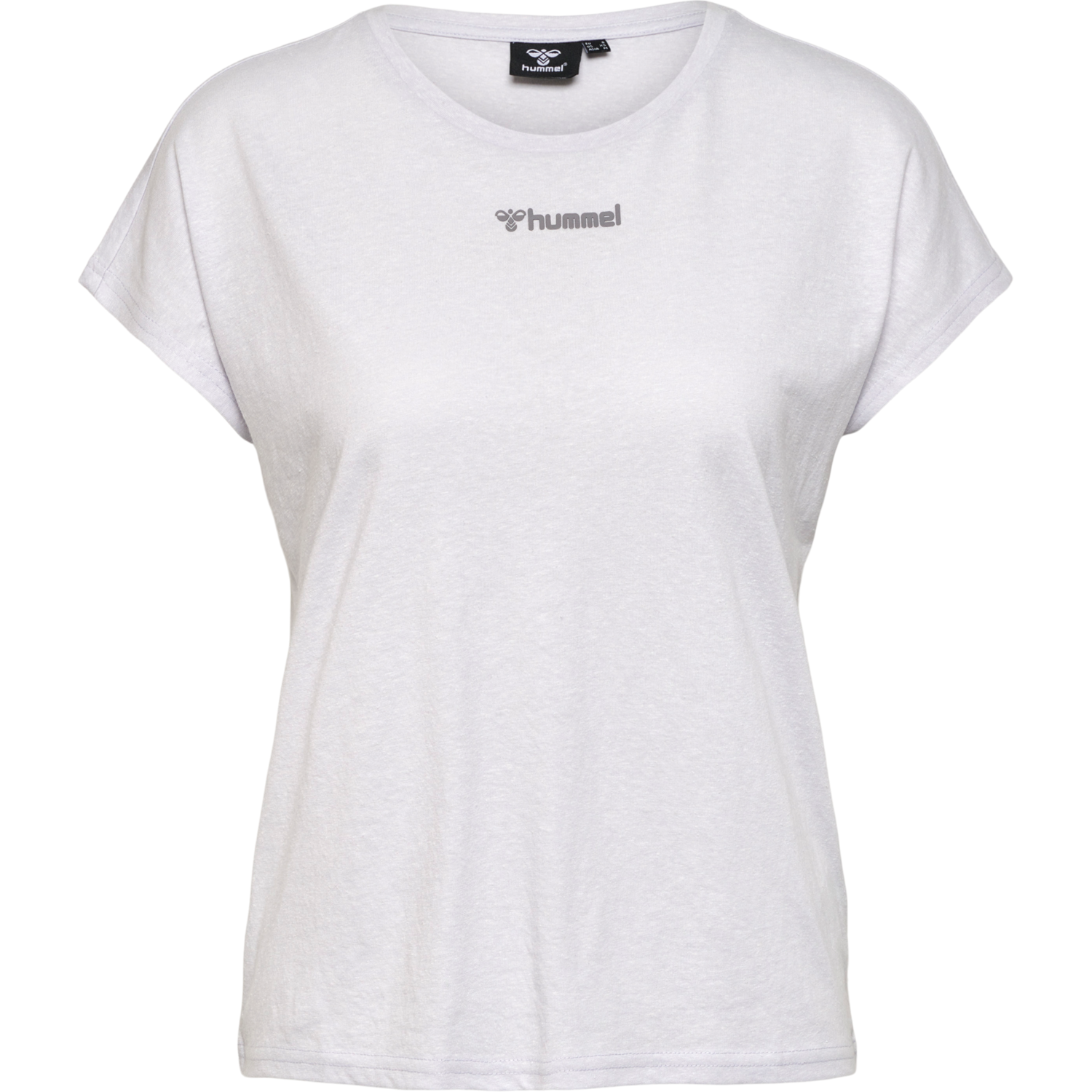 hmlZANDRA T-SHIRT, LIGHT GREY MELANGE, packshot