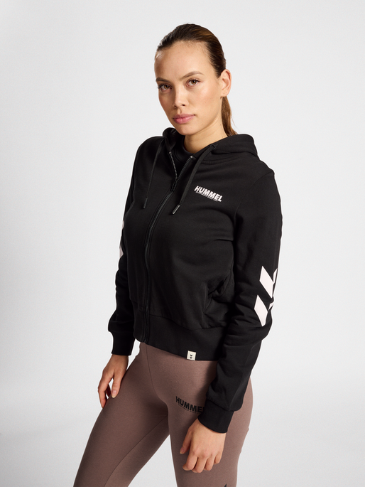 hmlLEGACY WOMAN ZIP HOODIE, 2001, model