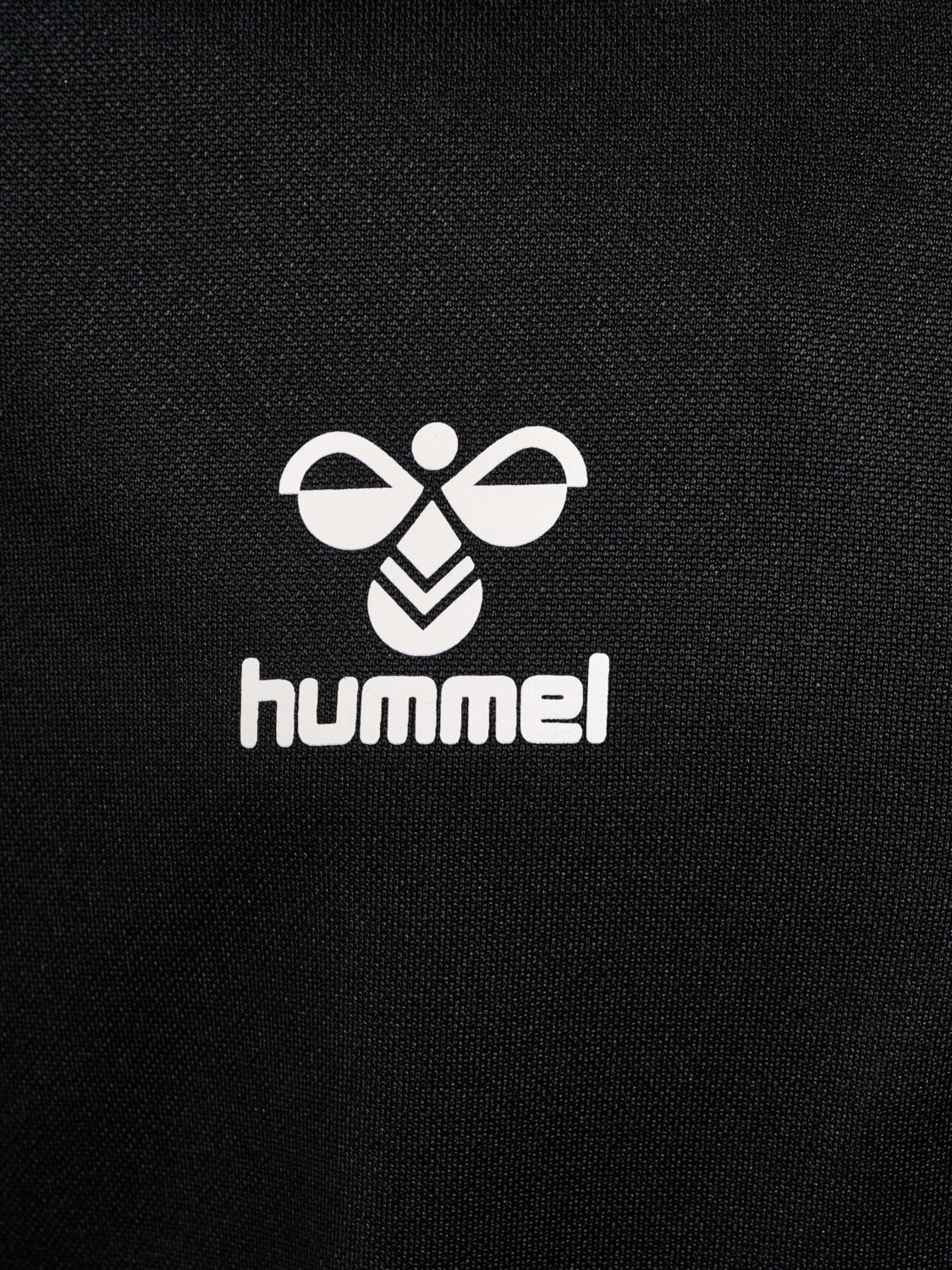 hmlESSENTIAL HALF-ZIP KIDS, BLACK, packshot
