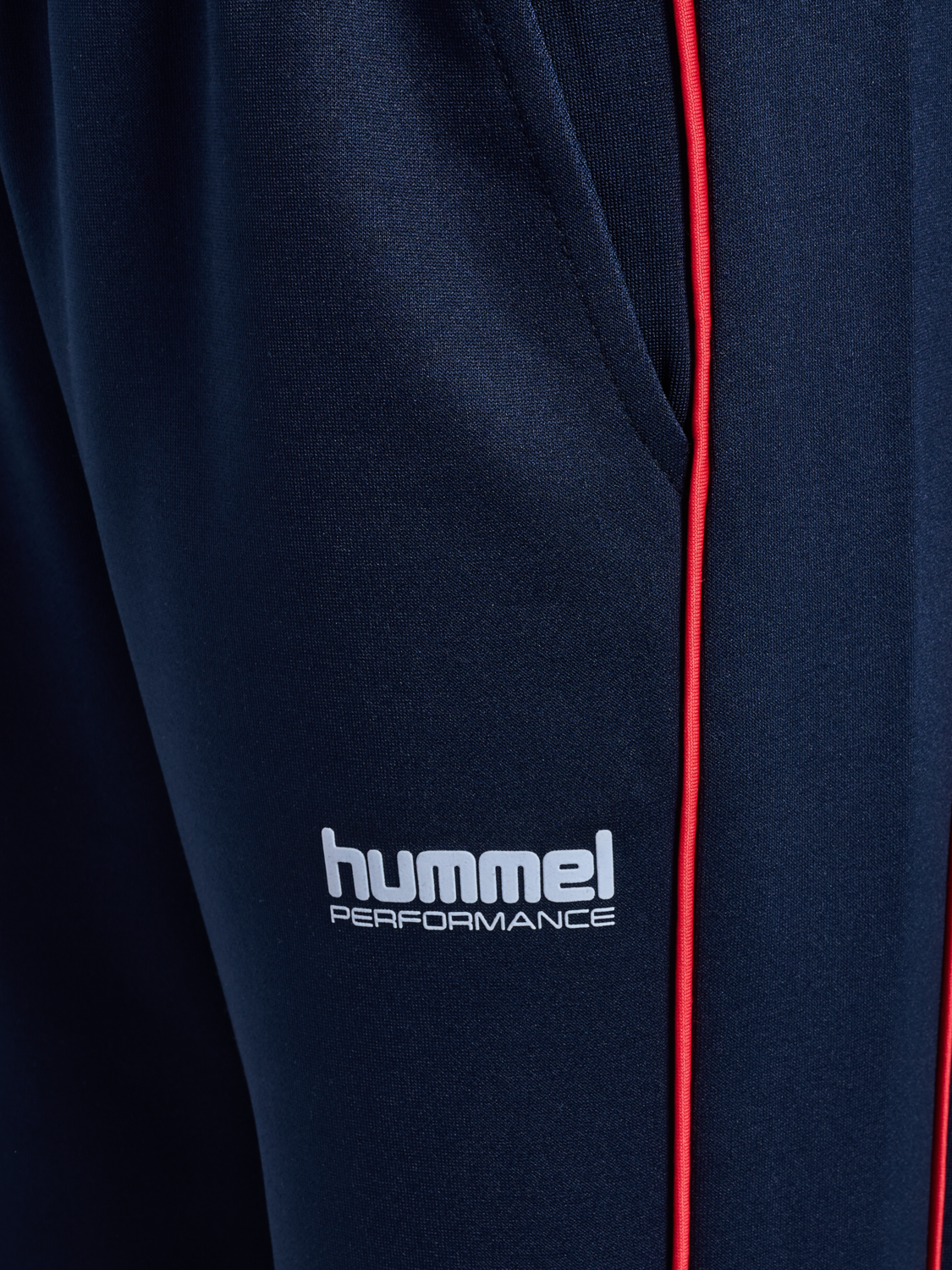 hmlJR INTERLOCK ADJUST PANTS, DRESS BLUES, packshot