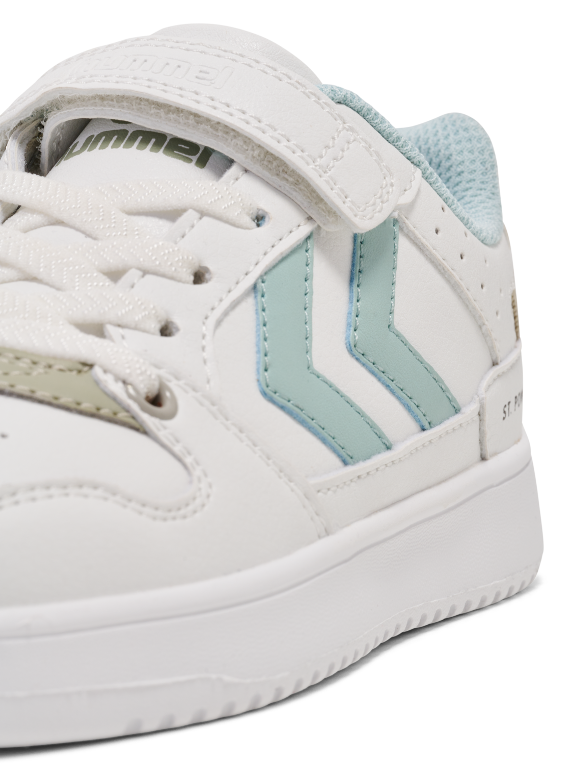 ST. POWER PLAY JR, WHITE/TURQUOISE, packshot