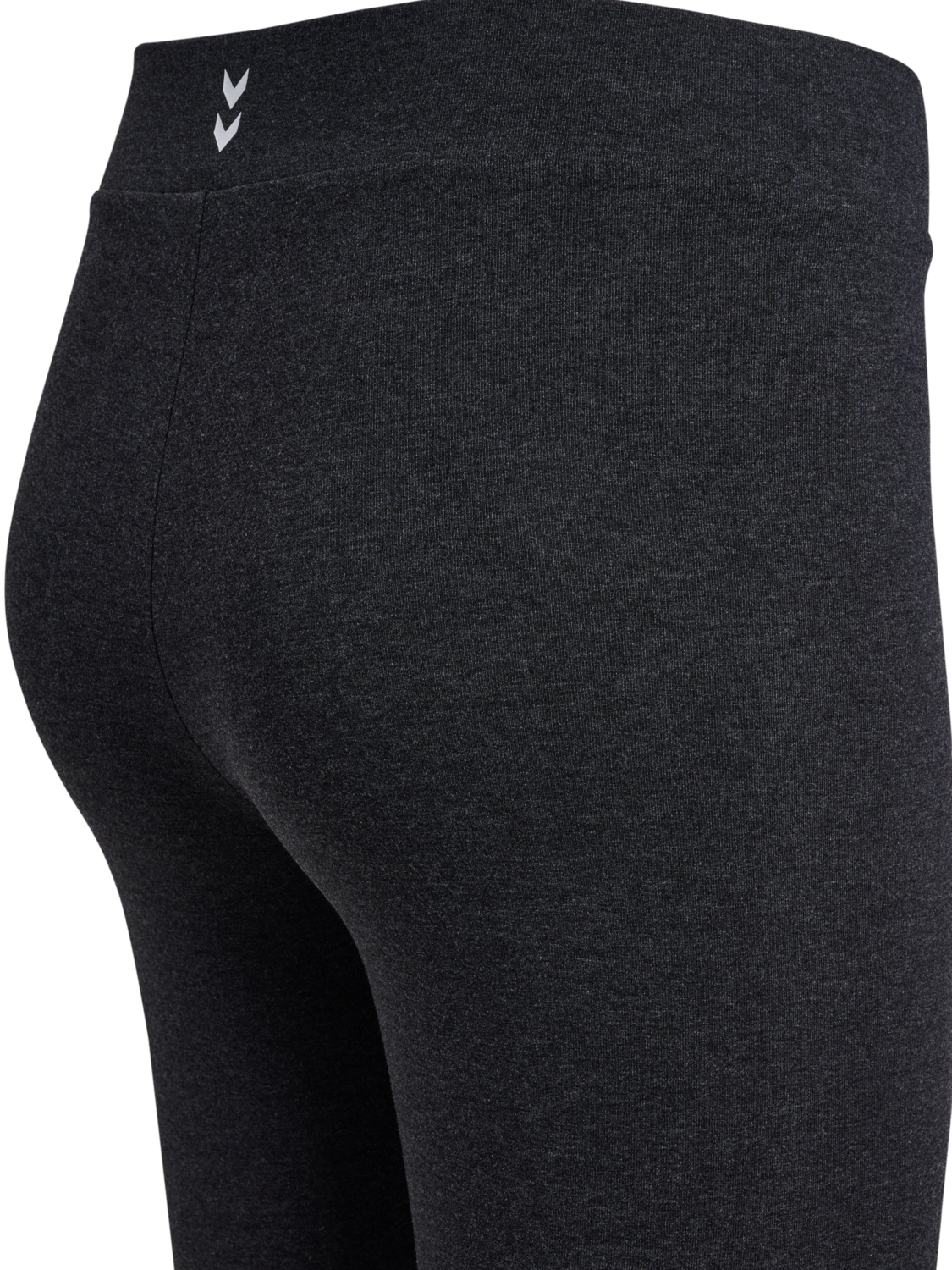 hmlPULSE LOGO MW TIGHTS, BLACK MELANGE, packshot