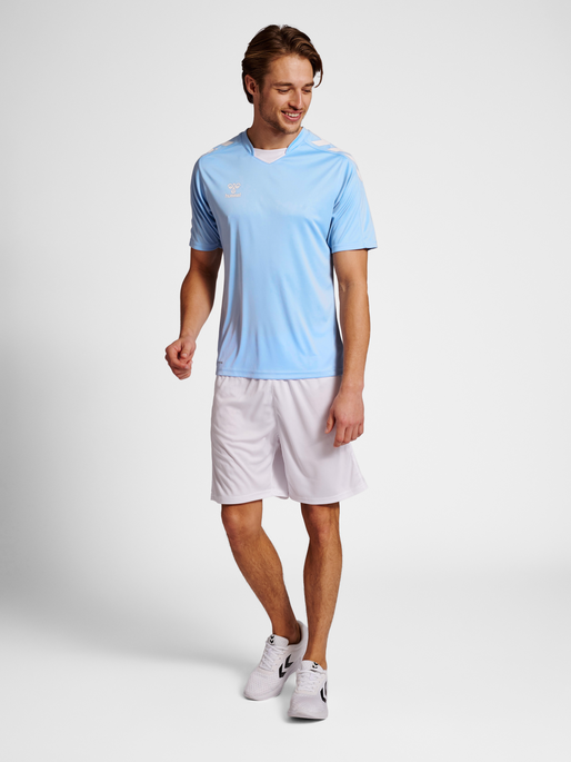 hmlCORE XK POLY JERSEY S/S, ARGENTINA BLUE, model