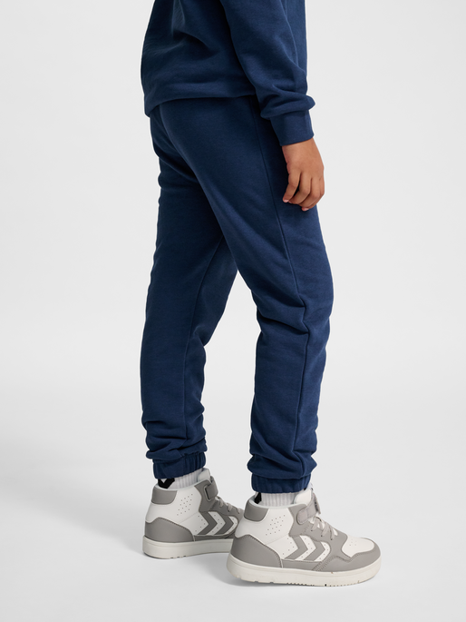 hmlJR BASE REGULAR PANTS, DRESS BLUES, model
