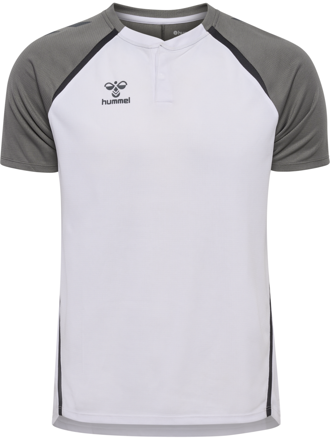 hmlLEAD 2.0 POLO, WHITE/STEEL GRAY, packshot