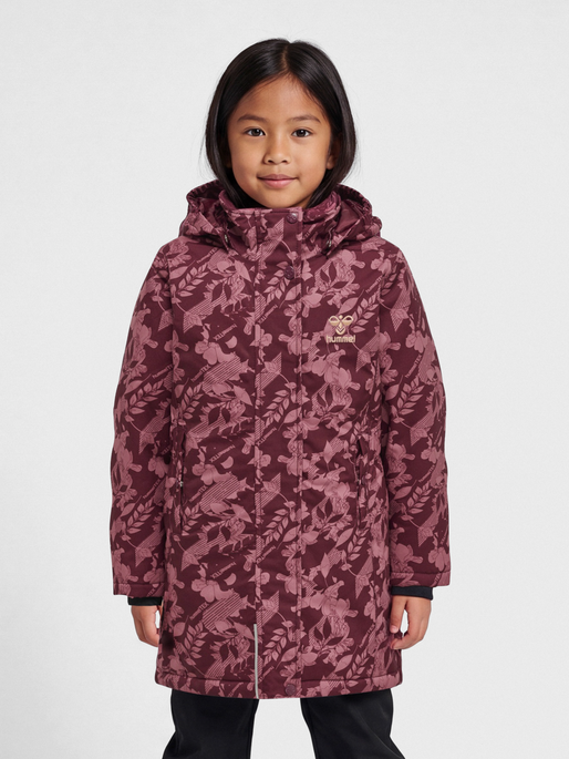 hmlALMA TEX COAT, WINDSOR WINE, model