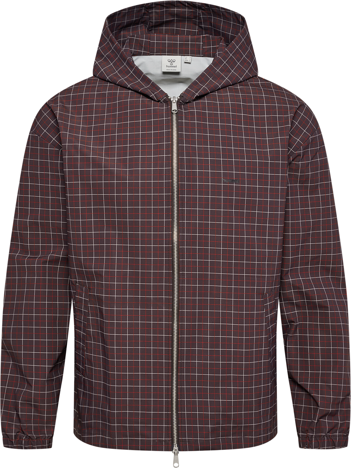 hmlI-D CHECK ZIP HOODIE, CHECKERS, packshot