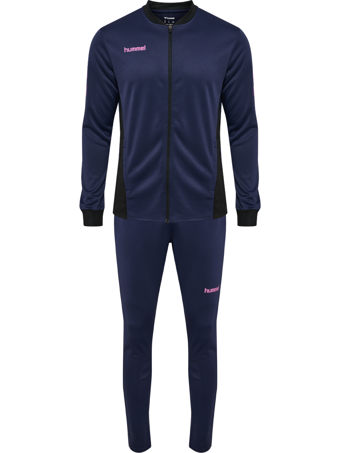 hmlBLAZE CLUB 26 TRACKSUIT, MARINE/PINK, packshot
