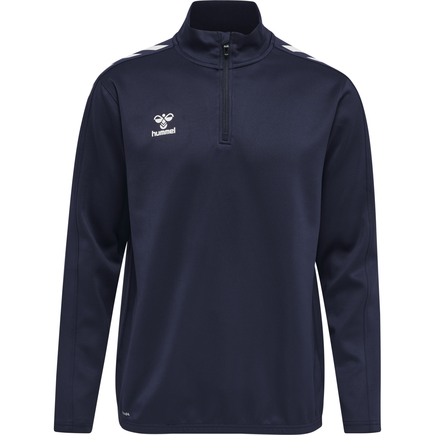 hmlCORE XK HALF ZIP POLY SWEAT, MARINE, packshot