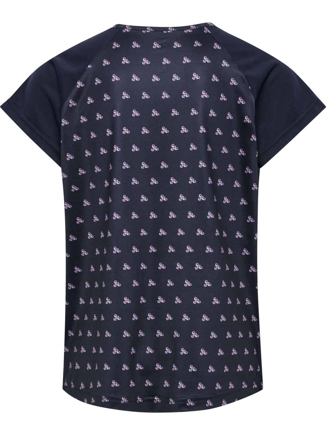 hmlJR MIX T-SHIRT S/S, BLACK IRIS, packshot