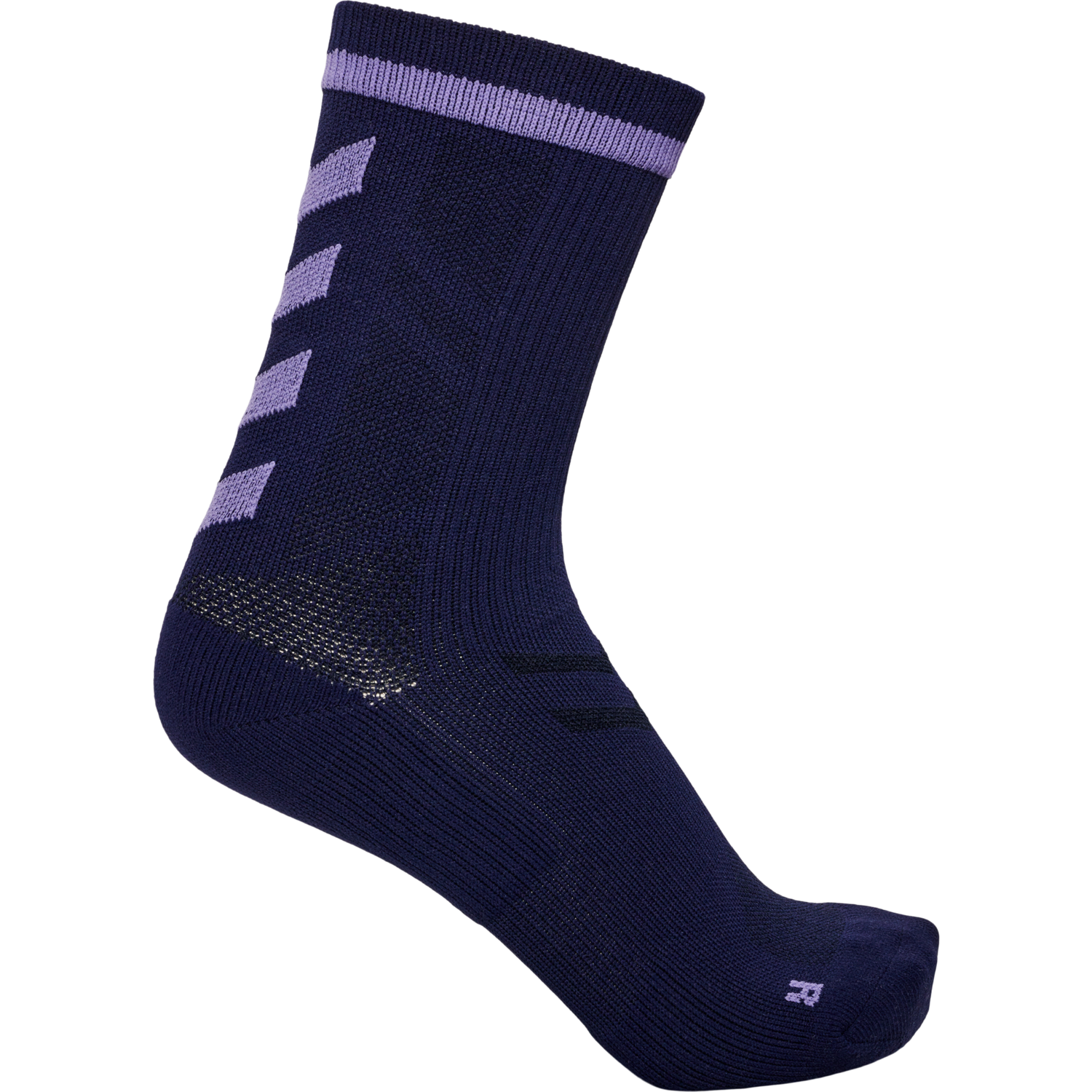 ELITE INDOOR SOCK LOW PA, MARINE/PAISLEY PURPLE, packshot