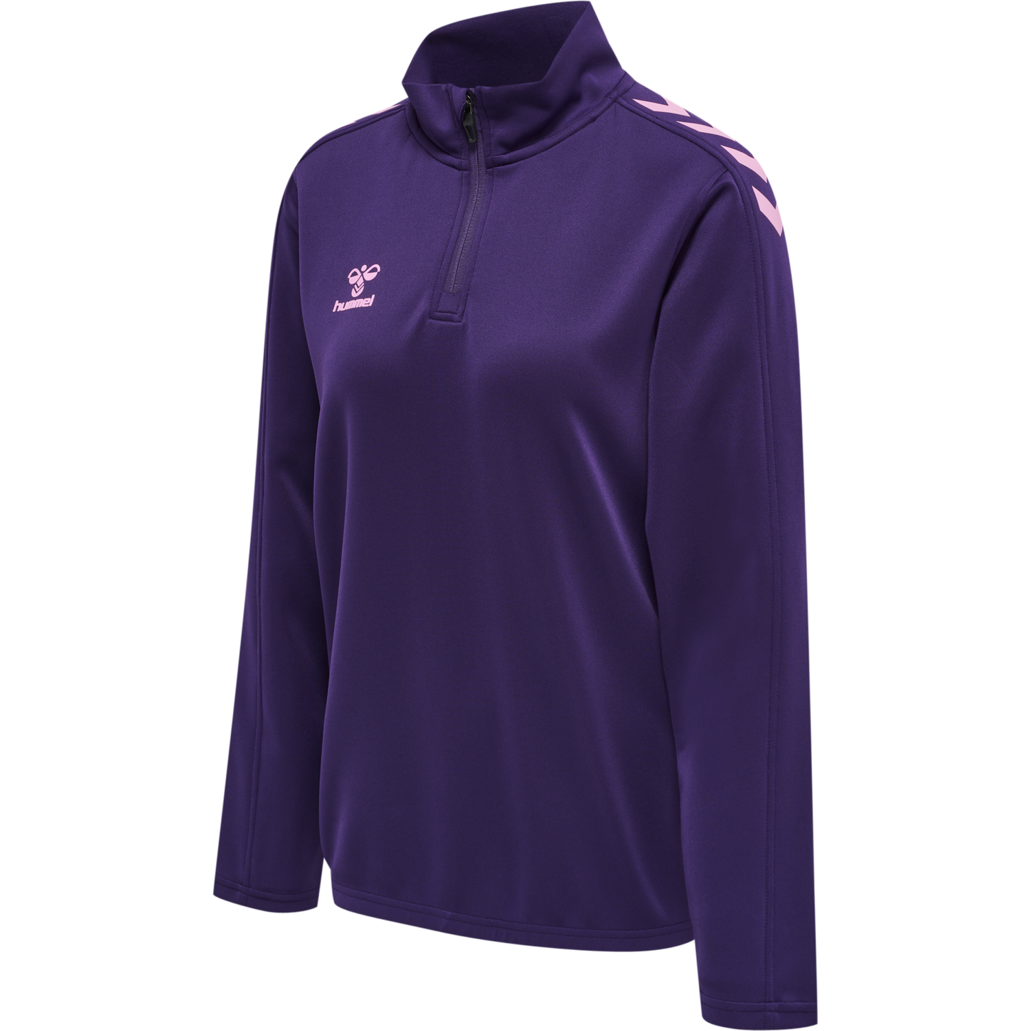 hmlCORE XK HALF ZIP SWEAT WOMAN, ACAI, packshot