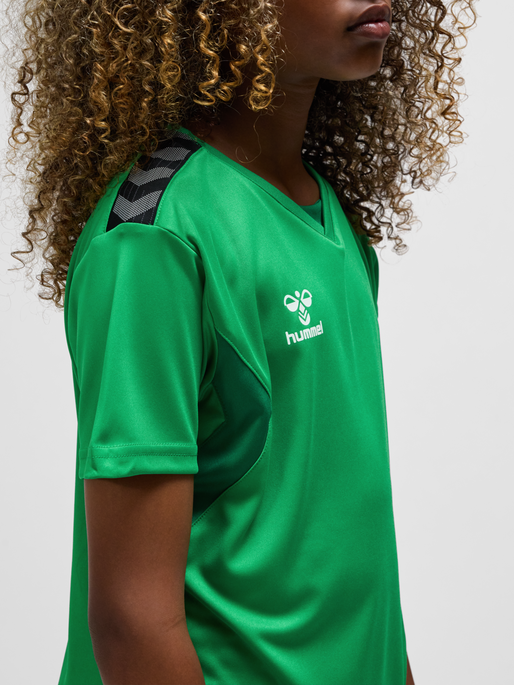 hmlAUTHENTIC PL JERSEY S/S KIDS, JELLY BEAN, model