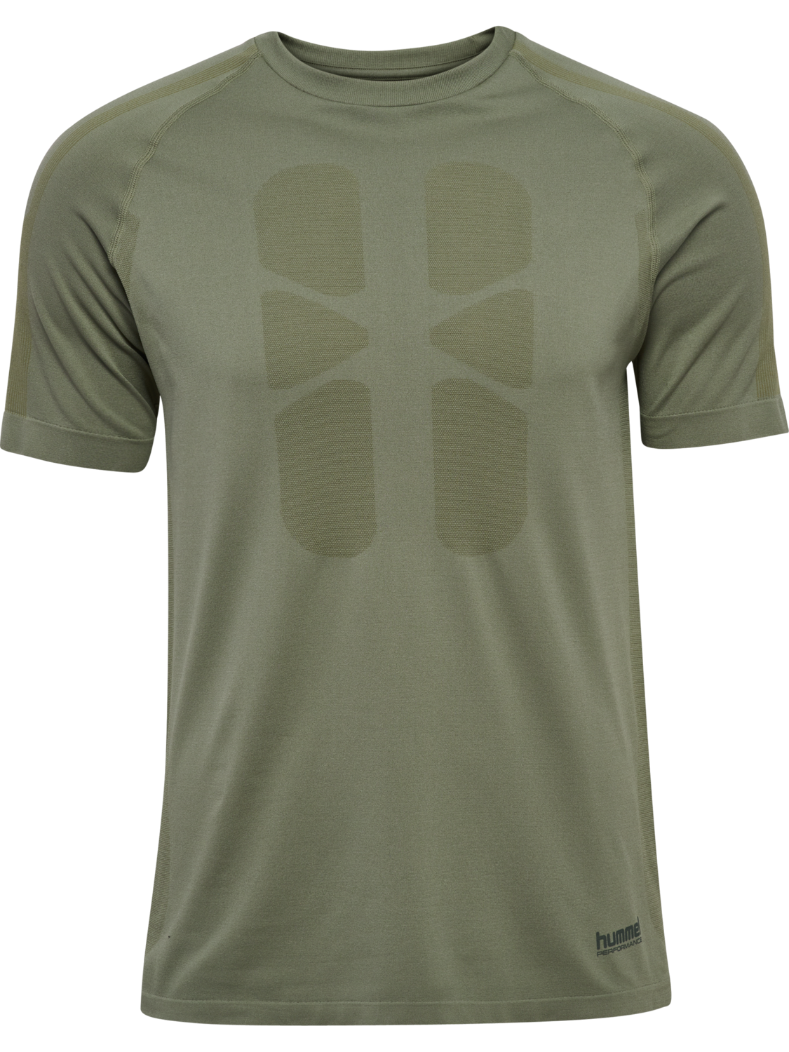 hmlHIIT SEAMLESS T-SHIRT S/S, DEEP LICHEN GREEN, packshot