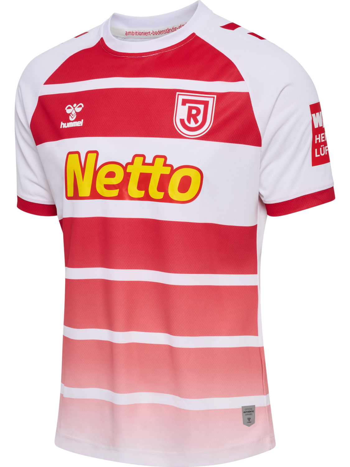 RGB 23/24 HOME JERSEY S/S, WHITE/TRUE RED, packshot