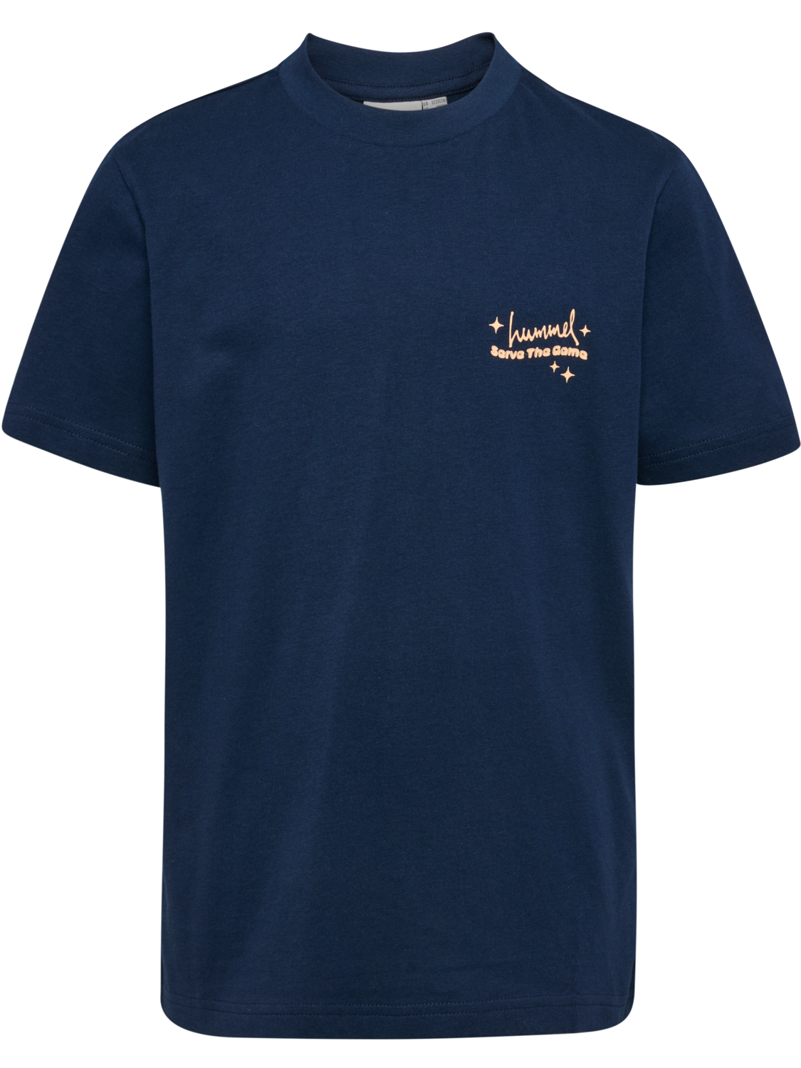 hmlJR REG GRAPHIC T-SHIRT S/S, DRESS BLUES, packshot