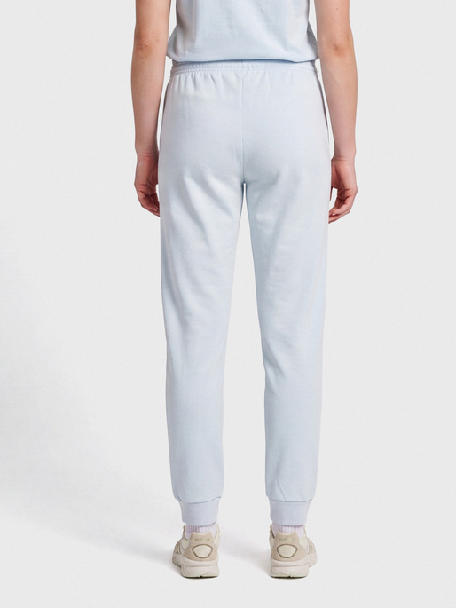 hmlMOVER COTTON CUFF PANTS WOMAN, BABY BLUE, model