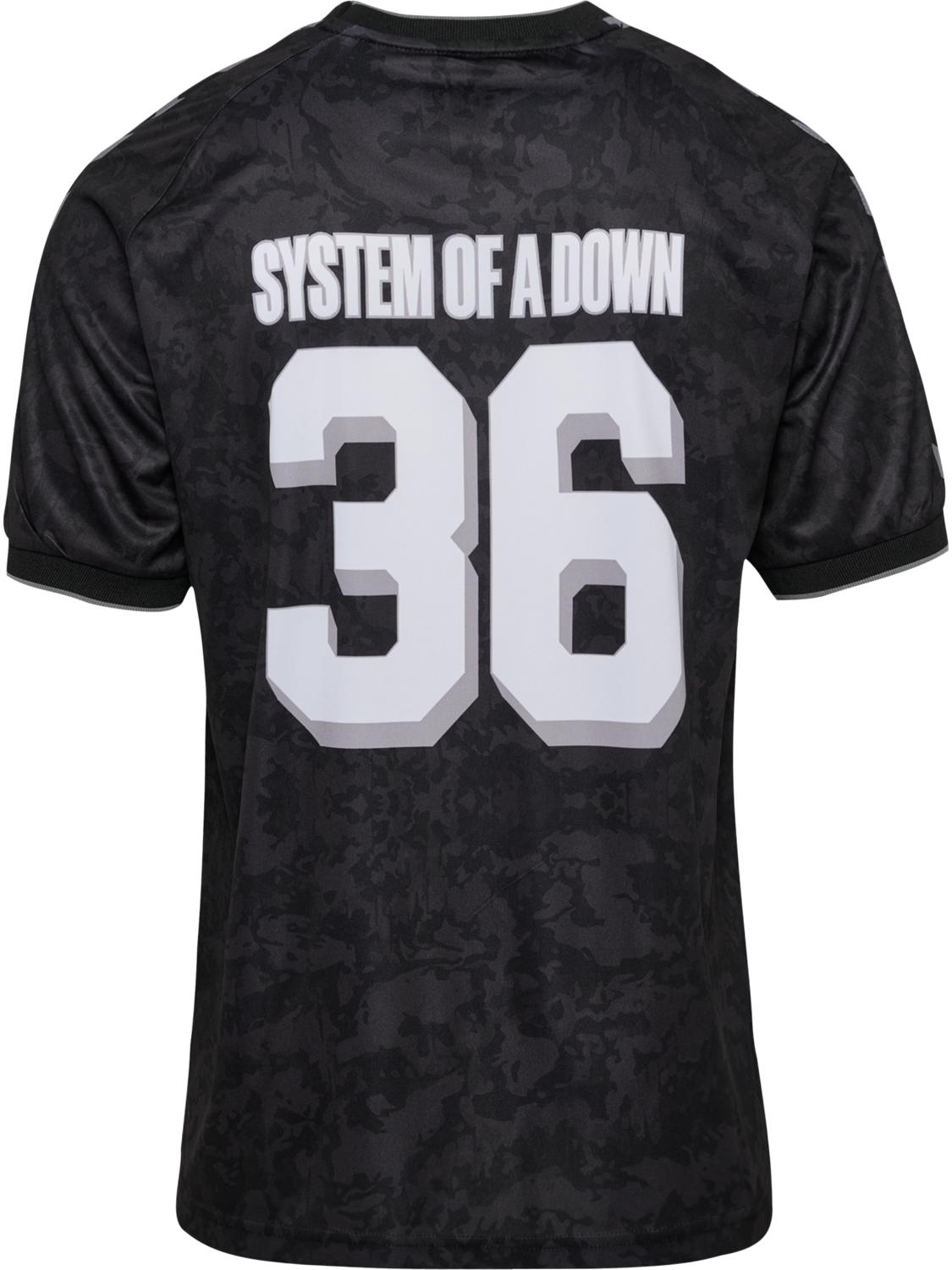 hmlSOAD TOUR 26 CAMO JERSEY S/S, BLACK/GREY, packshot