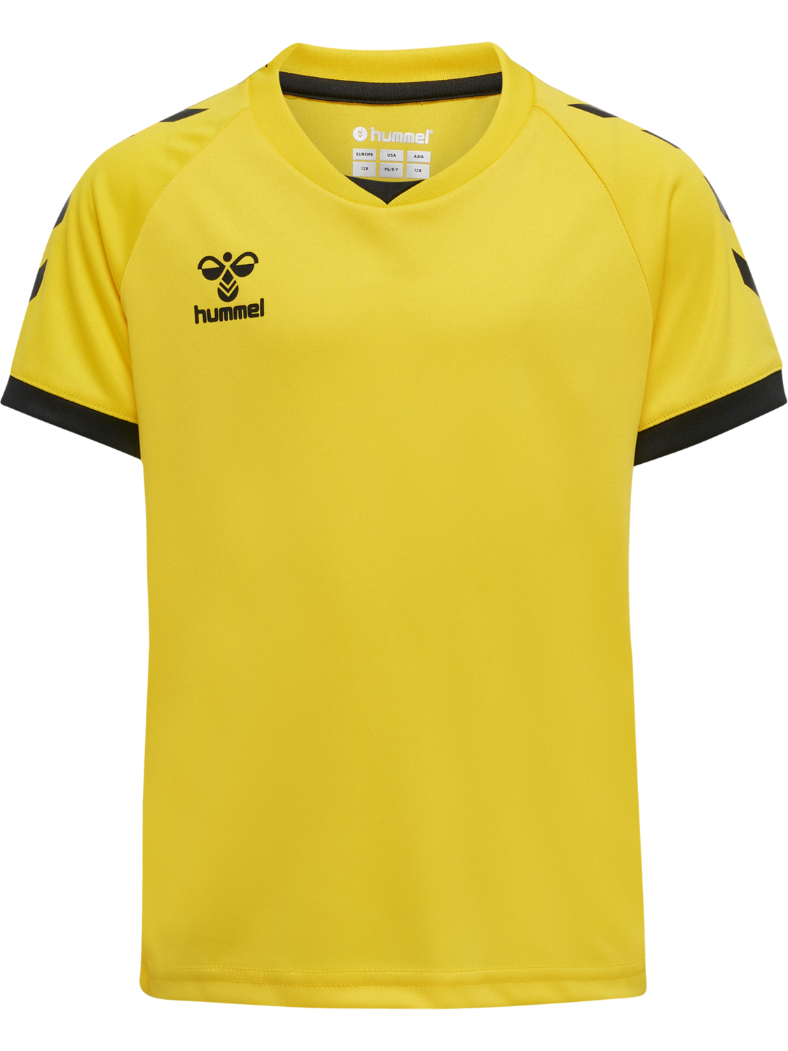 hmlCORE VOLLEY TEE KIDS, BLAZING YELLOW, packshot