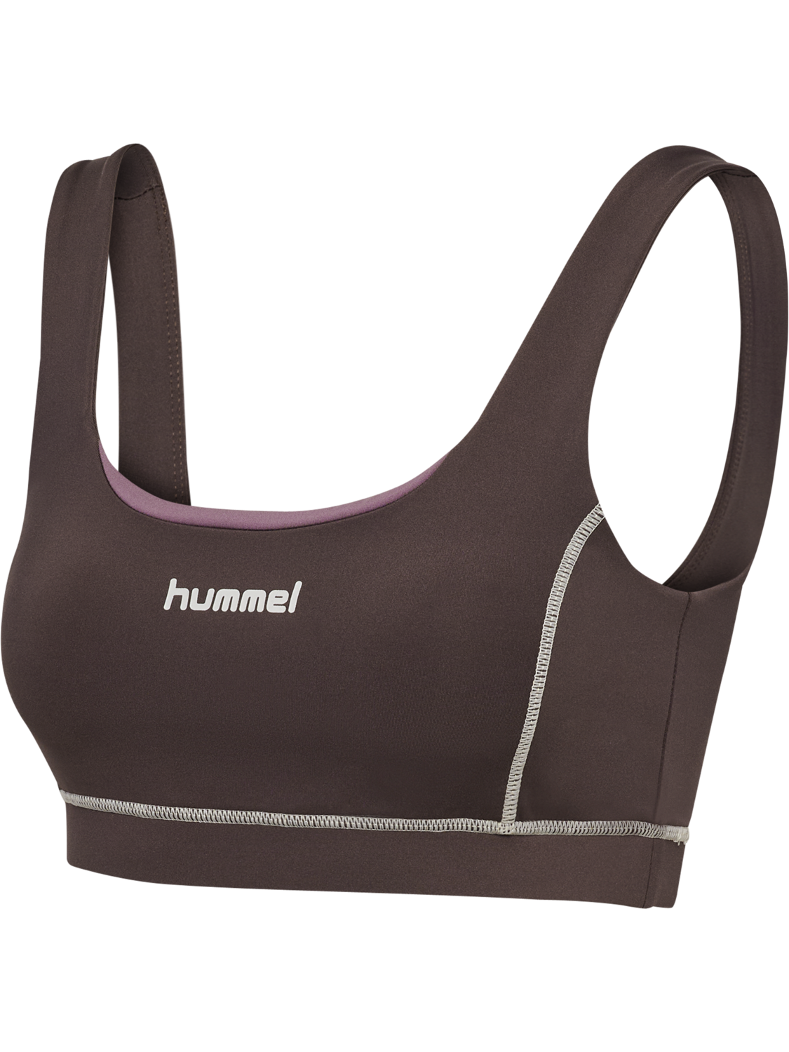 hmlPULSE RETRO MEDIUM SUPPORT BRA, SHALE, packshot
