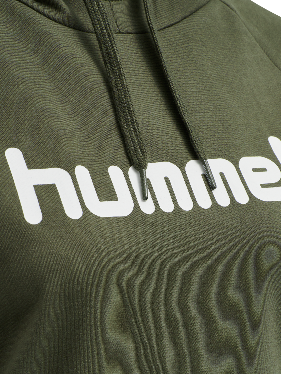 HMLGO COTTON LOGO HOODIE WOMAN, GRAPE LEAF, packshot