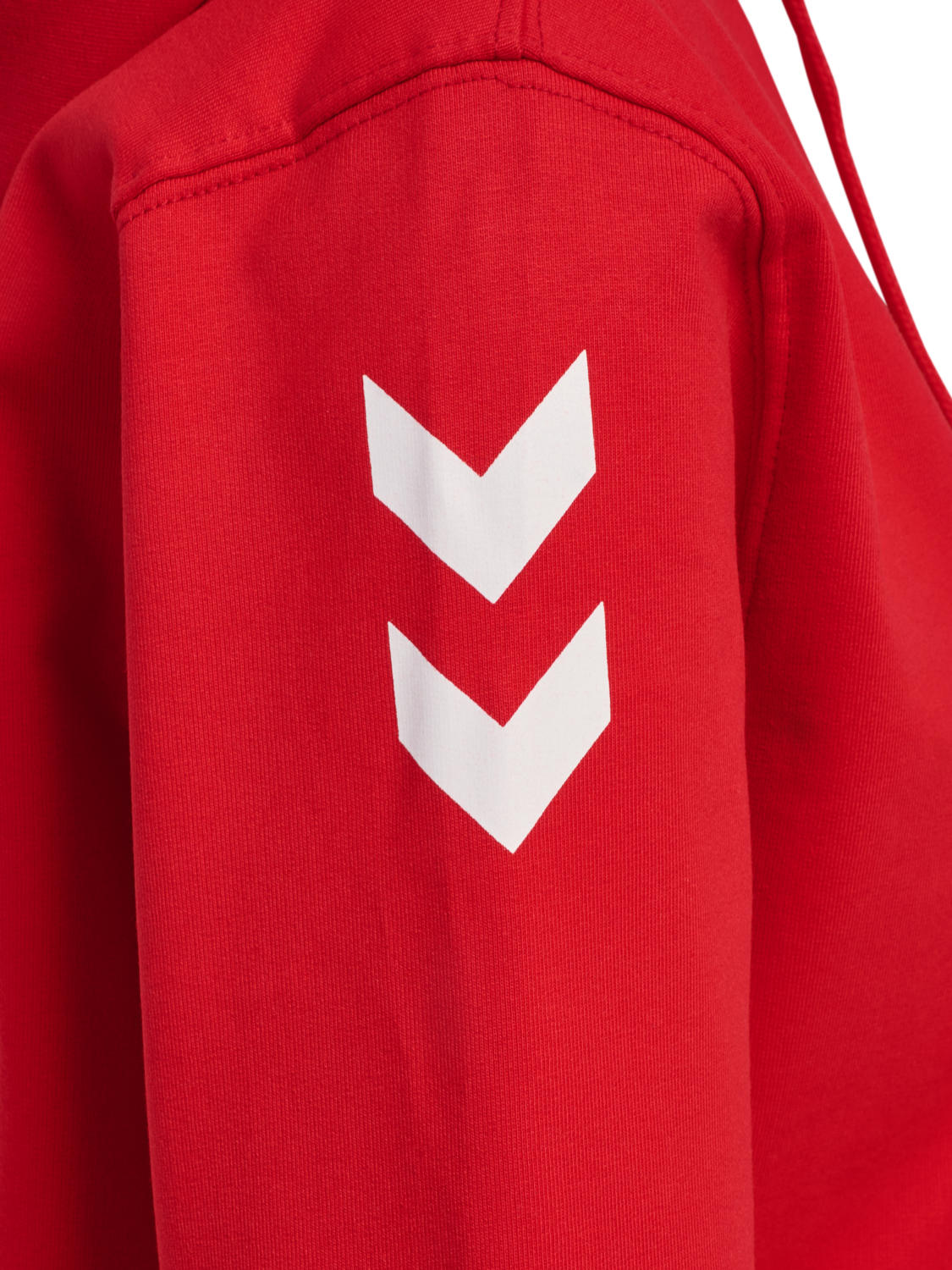 hmlGO 2.0 CHEVRON ZIP HOODIE WOMAN, TRUE RED, packshot