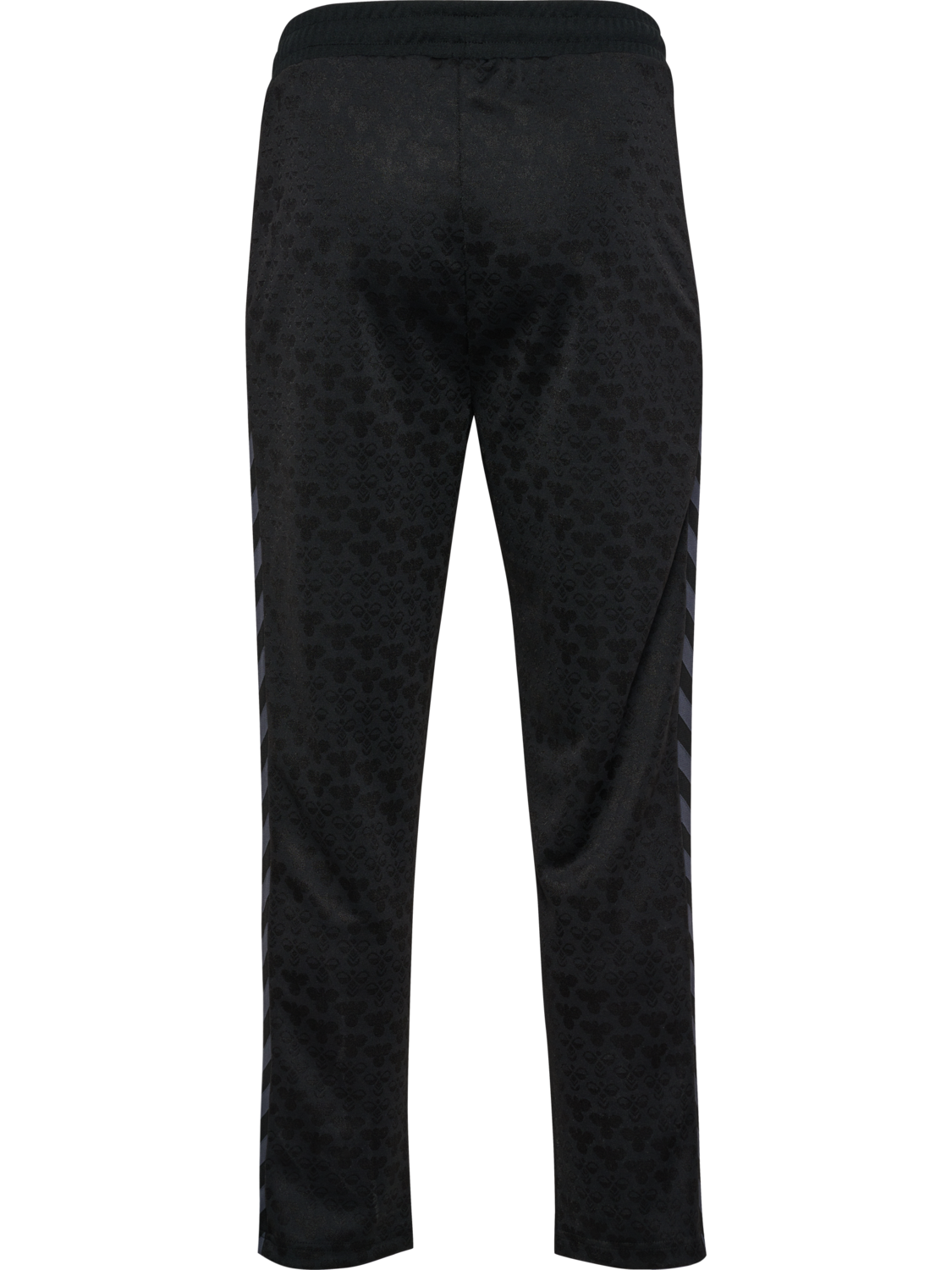 hmlARCHIVE REGULAR POLY PANTS AOP, BLACK/EBONY, packshot
