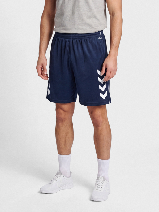 hmlCORE XK POLY COACH SHORTS, MARINE, model