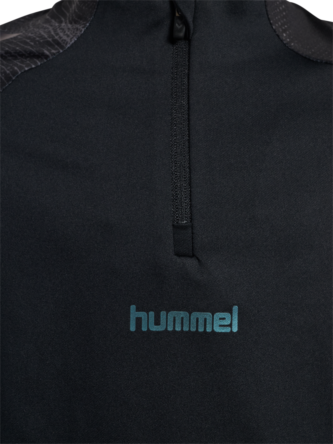 hmlBLAZE26 PRO TRAINING HALFZIP KID, BLACK, packshot